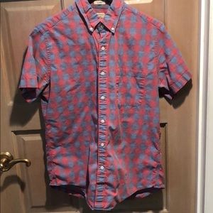 Mens jcrew size S short sleeve button down.